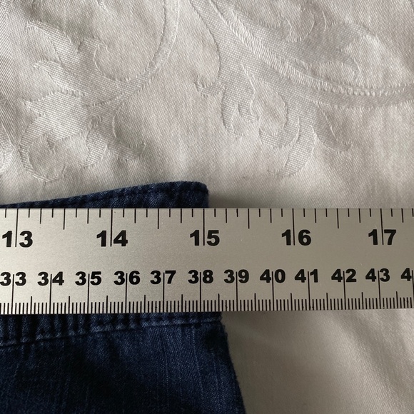 Nine & Company by Nine West Women's Blue Capri Denim Pants Size 4 - Picture 7 of 10